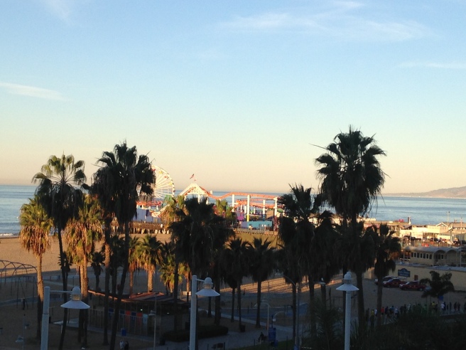 The view from our hotel- Loew's Santa Monica 